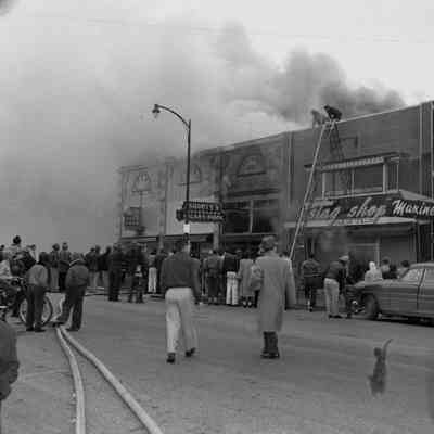 Downtown fire