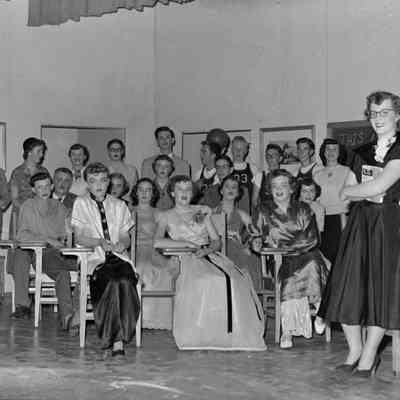 School classroom in a play