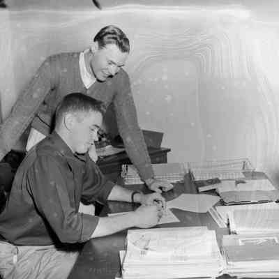 Paperwork at a desk