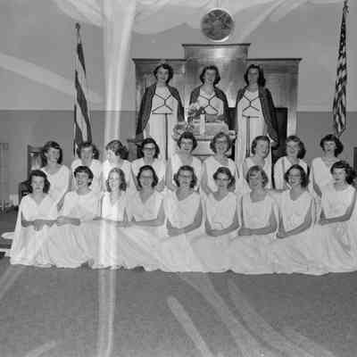 Job's Daughters group photo