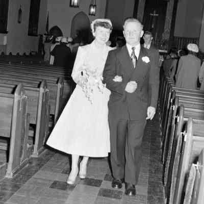 Walking down the aisle