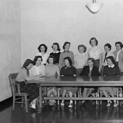 Women at a table