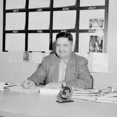 Man at desk