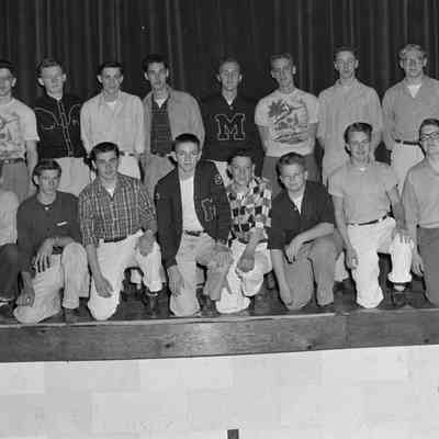 Men on stage