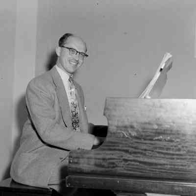 Man at piano