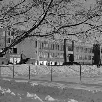Moscow High School in winter