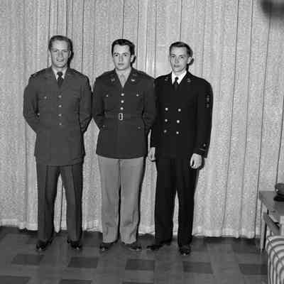 In uniform