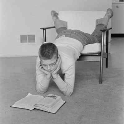 Kid reading