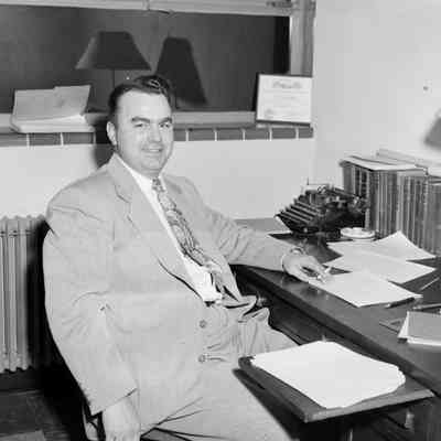 Man at desk