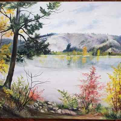 Fall on Chatcolet Lake