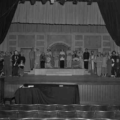 The cast of a drama