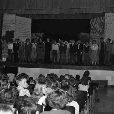 On stage