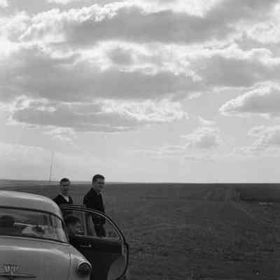 Guys in a field
