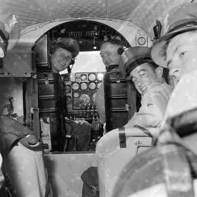 In a plane