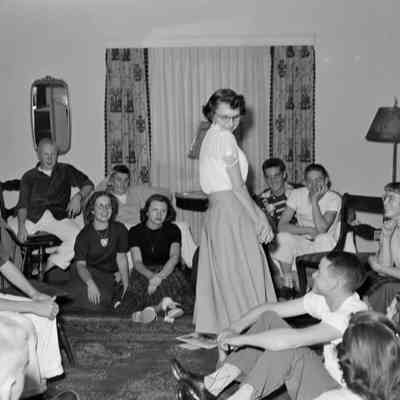 Gathering in the living room