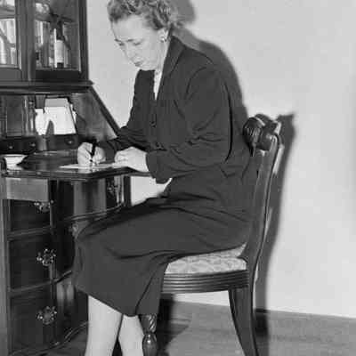 Woman writing