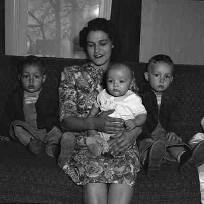 Mother and children