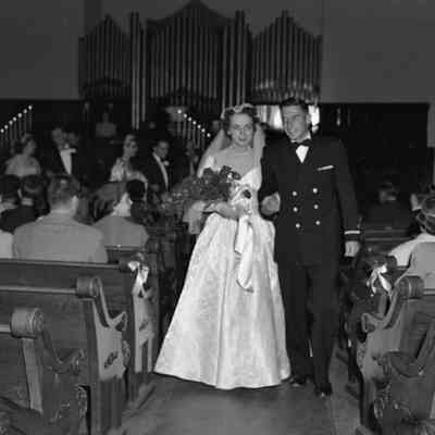 Down the aisle