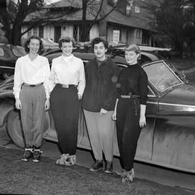 Four women and a car [DUPLICATE #570]