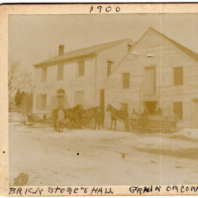 Brick Store & Hall - Corn Shed