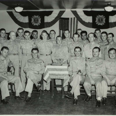 David Nichols and Group of Soldiers WWII