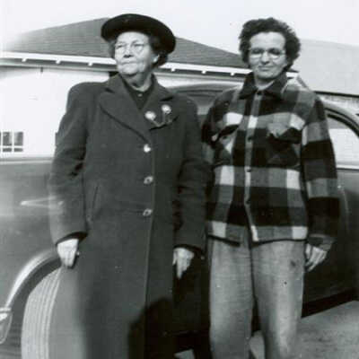 Annie Lermond with daughter Bernice Young