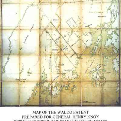 Waldo Patent Map 1790s