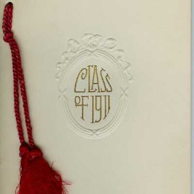 Class of 1911 graduation invitation - CHS