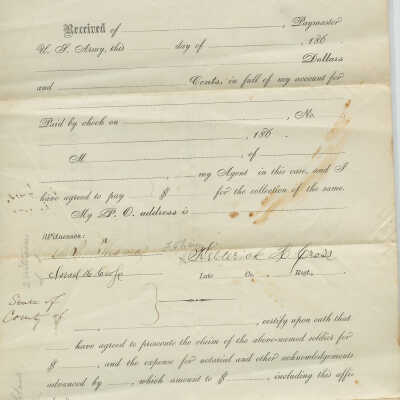 Army Paymaster Form