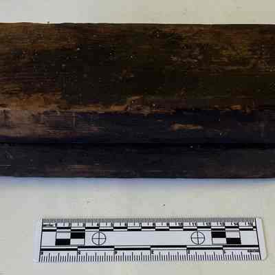 Whetstone with lid on