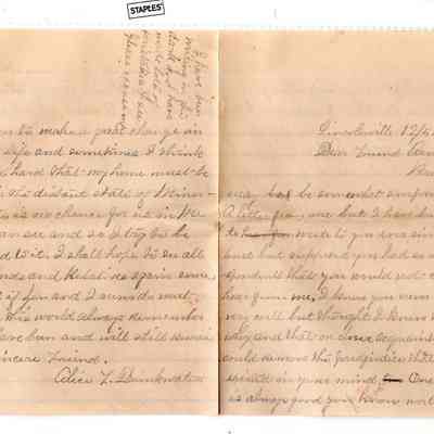 Knight Collection - 1881 Letter