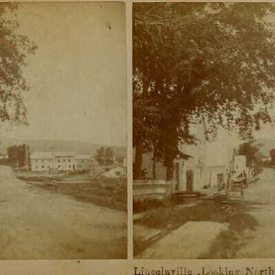 Lincolnville Beach stereograph