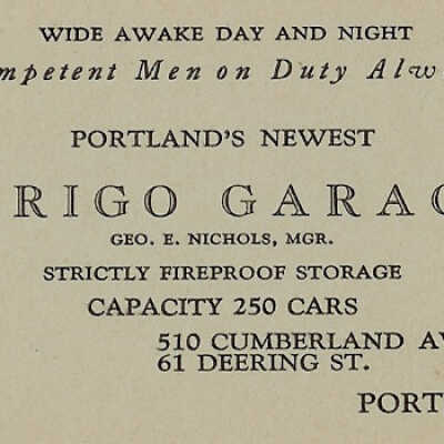 Portland's Newest Dirigo Garage