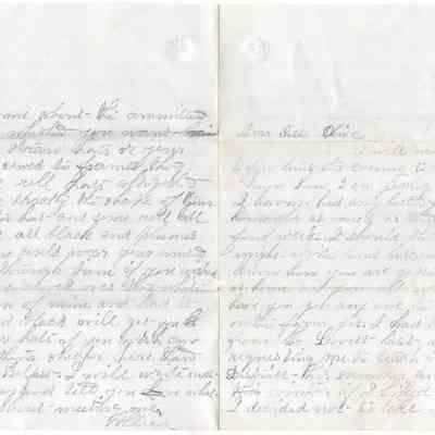 Knight Collection - 1873 Letter