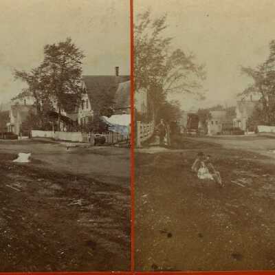 Stereograph - Lincolnville Center, Maine
