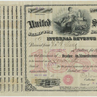 George Young Tobacco License
