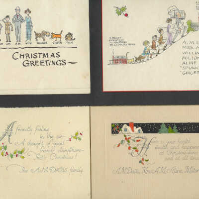 Four Christmas cards