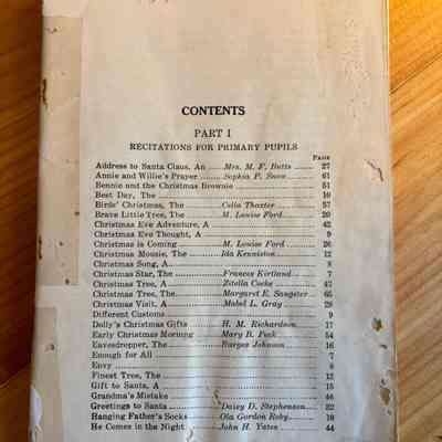 Recitations for Primary Pupils