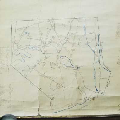 Hand Drawn Map of Lincolnville, Undated