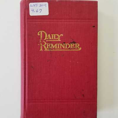 Ethel Heald Diary 1955