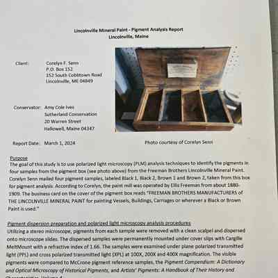 paint analysis page 1