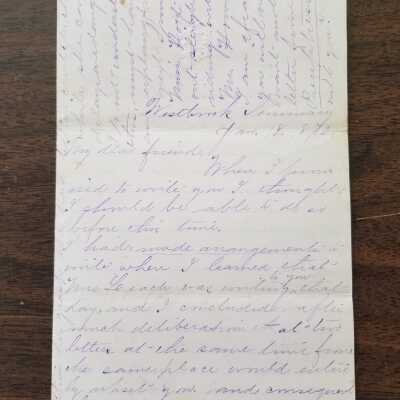 Letters - Helen Higgins Collection 1872-1877