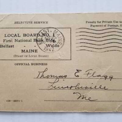 August 24, 1942 Notice - Back Side