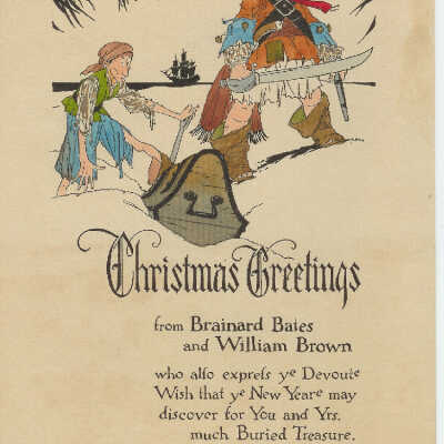 Pirates Christmas Card