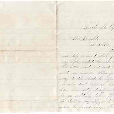 Knight Collection - 1881 Letter