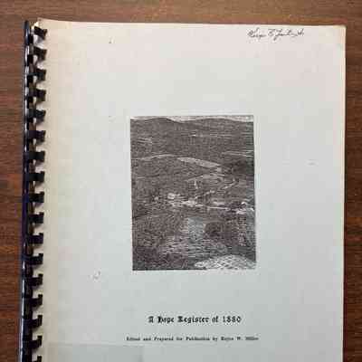 Hope Register of 1880