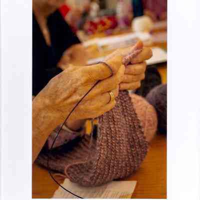 Knitting Club - Lincolnville Community Library Photograph
