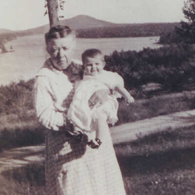 Florence Pitcher holding Dorot