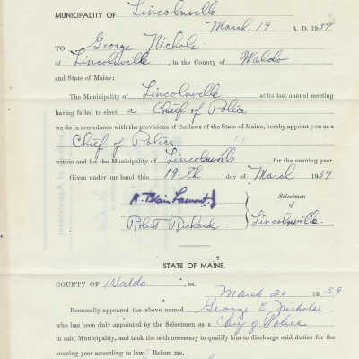Appointment of Office