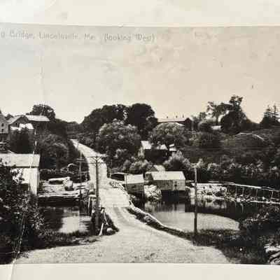 Photograph of Ducktrap Bridge Looking West